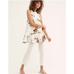 Free People Summer in Tulum Floral Tunic Dress Size Medium